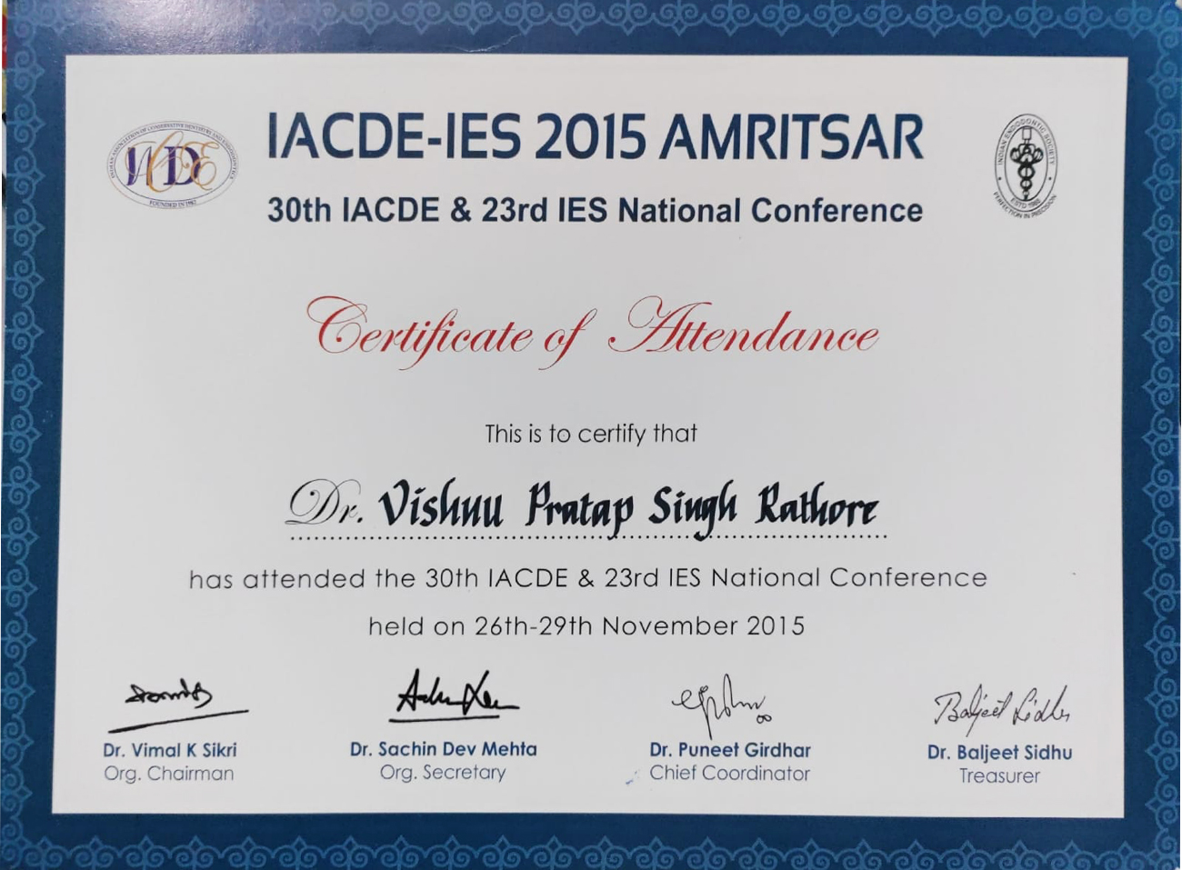 Certificate 1