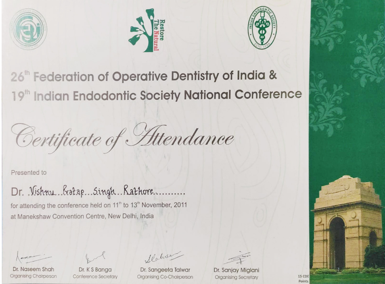 Certificate 3